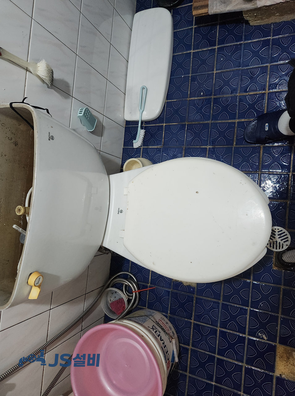 제이에스설비 toilet 작업 사진