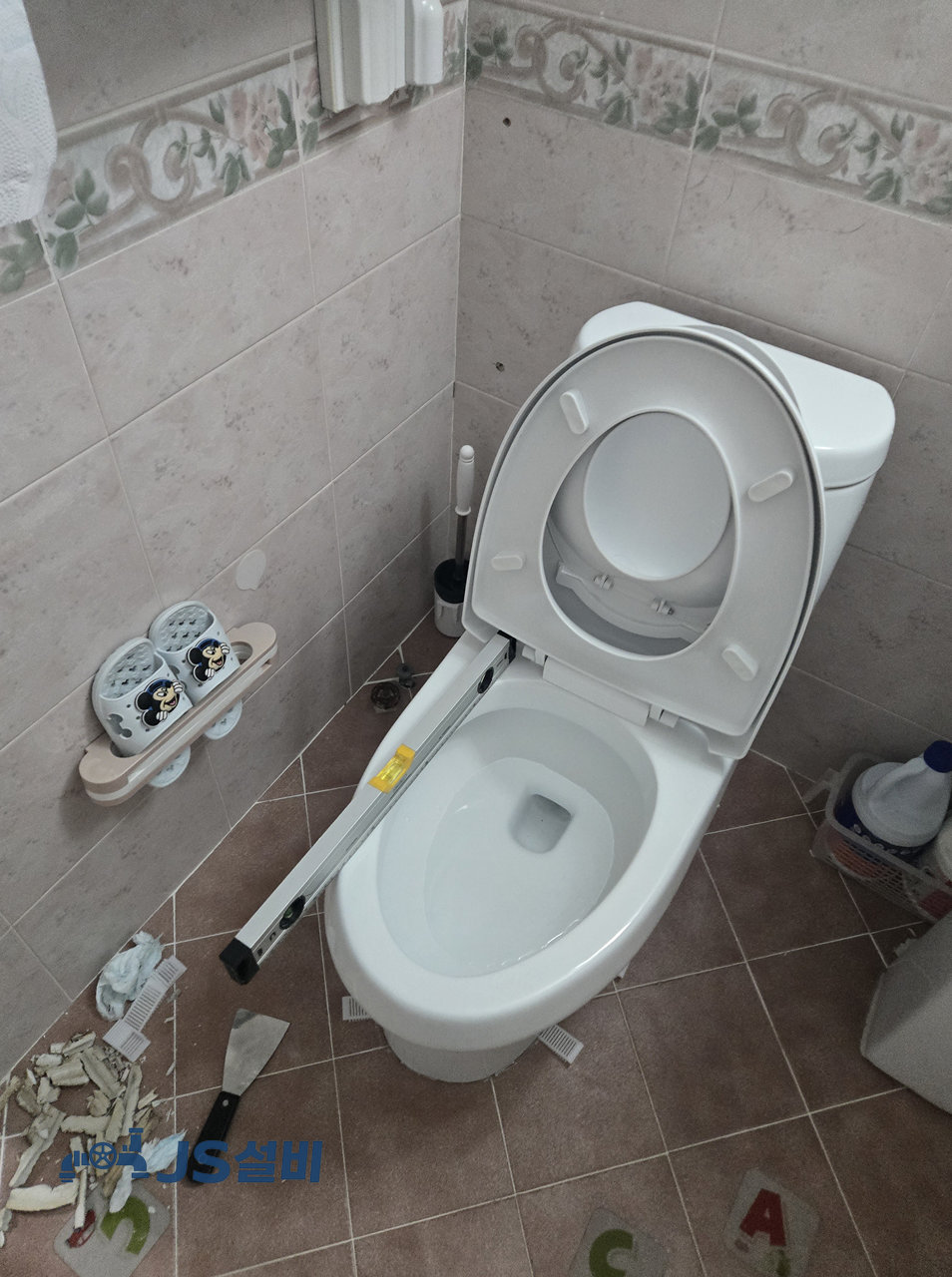 제이에스설비 toilet 작업 사진