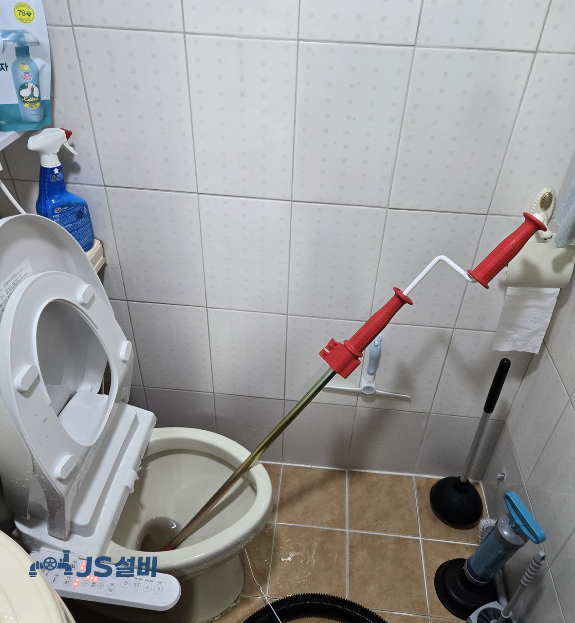 정왕동 변기막힘 실제 작업 사진 3 | 제이에스설비